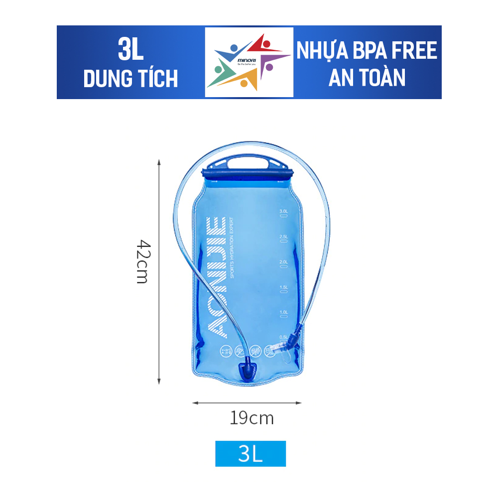 Túi nước kèm ống Aonijie SD51 - Dung tích 1L-1.5L - 2L - 3L - Ảnh 2