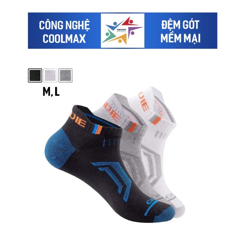 Combo 3 Đôi Tất Chạy Bộ Thể Thao Aonijie E4101