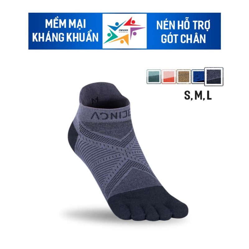 Vớ Thể Thao Xỏ Ngón Cổ Thuyền Trung Aonijie E4824