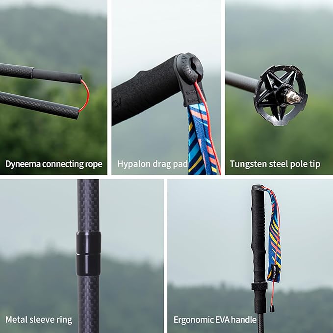 Gậy chạy trail địa hình trekking Aonijie E4204