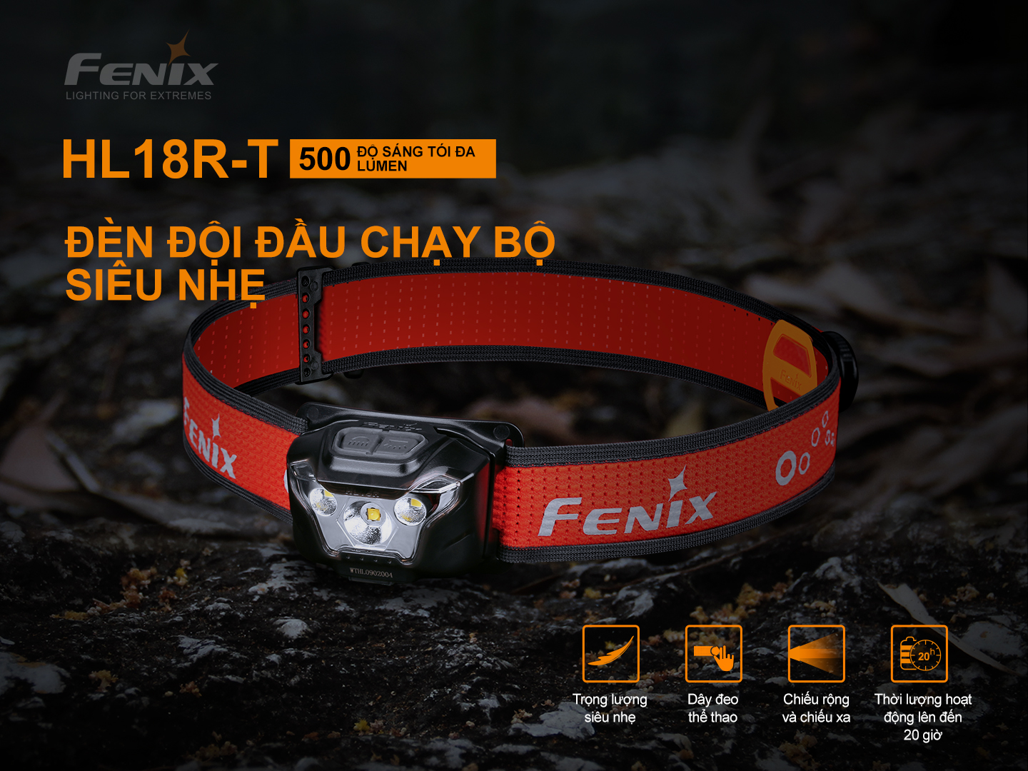 Đèn Pin Đội Đầu Fenix HL18R-T - Ảnh 5