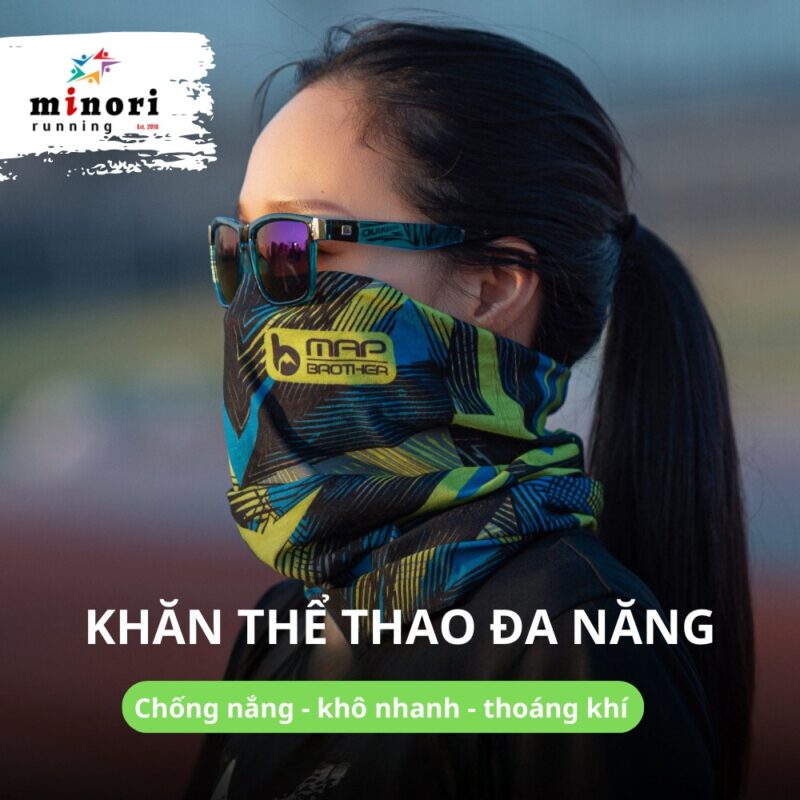 Khăn đa năng Thể thao Map Brother Chống nắng hiệu quả