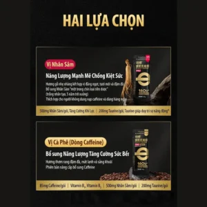 Thành Phần Của Gel Năng Lượng M-Action Energy Cruiser